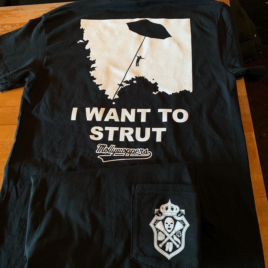 New #IwanttoStrut #MummershipConnection shirts for sale $20 each today @garagephilly